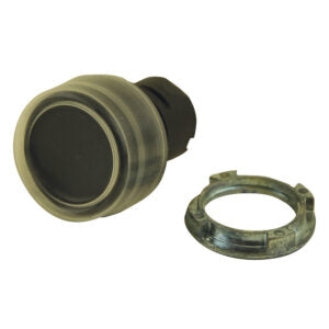 Pushbutton black+rubber Elfin - 4502256M