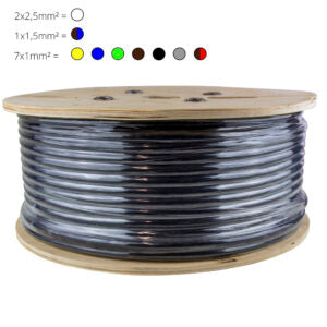 Cable 7x1mm² 2×2,5mm² 1×1,5mm² 100 meter HACO - 5060139K