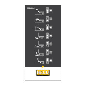 Label 4-button right HACO - 6014038H