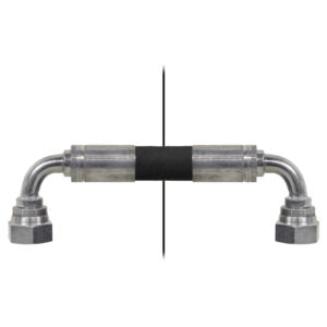 Hose Nut=1/4"90°-Nut=1/4"90° – Length=500mm - 3503728H