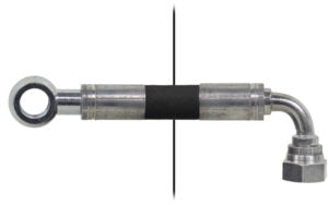 Hose Eye=Ø1/4"/Nut=1/4” – 90°-L1000 - 3514037H