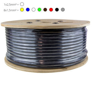 Cable 8×1,5mm² 1×2,5mm² 100 meter HACO - 5060138K