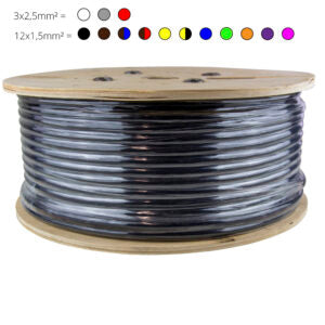 Cable 12×1,5mm² 3×2,5mm² 100 meter HACO - 5060140K
