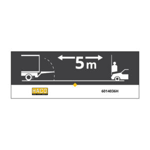 Label "working area" HACO - 6014036H