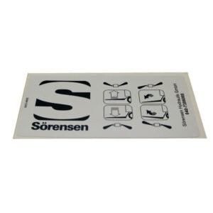 Label control box Sörensen - 6017426L